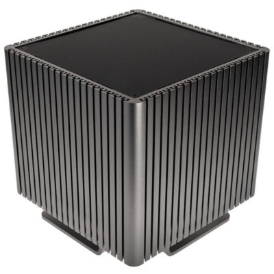 streacom db4 fanless cube case titanio
