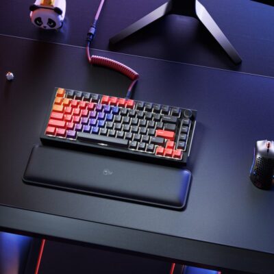 glorious pc gaming race gpbt keycaps 114 pbt ansi us layout celestial fire