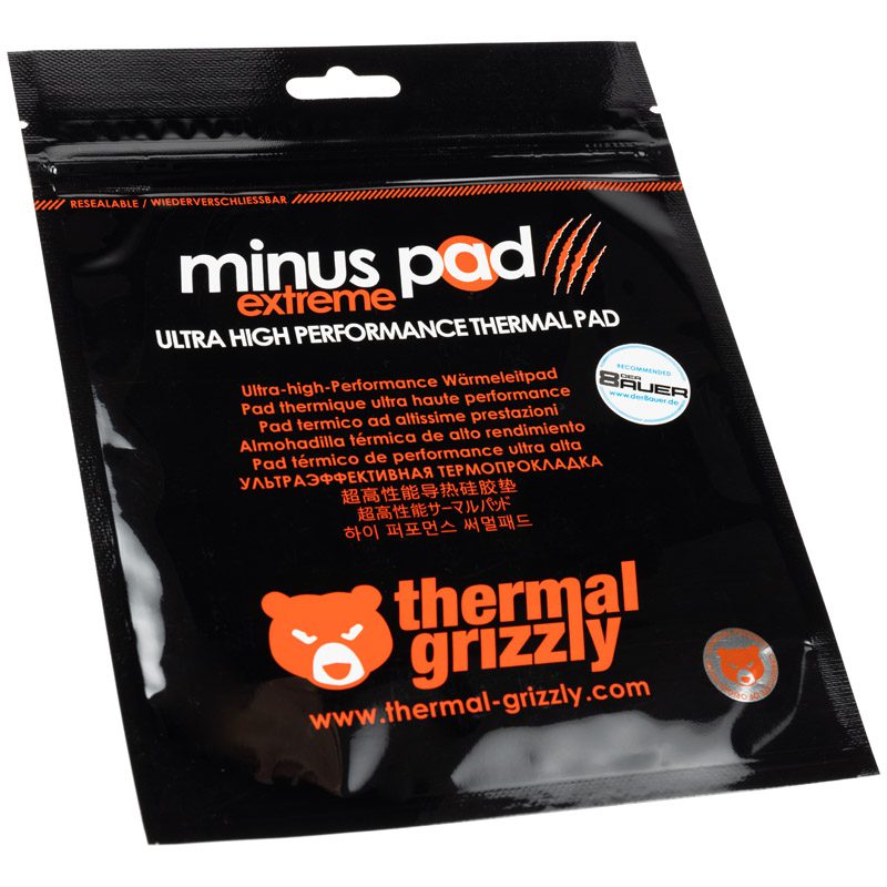 thermal grizzly minus pad extreme 100 × 100 × 3 mm