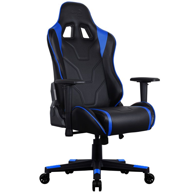 aerocool ac220 air gaming chair nero blu