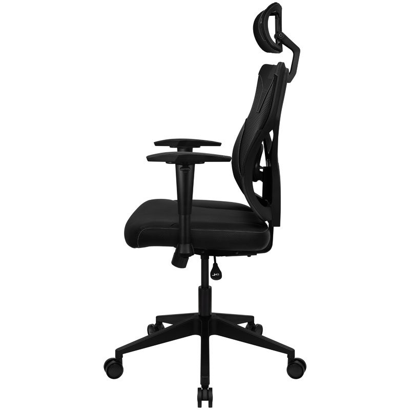 aerocool guardian smoky black gaming chair nera