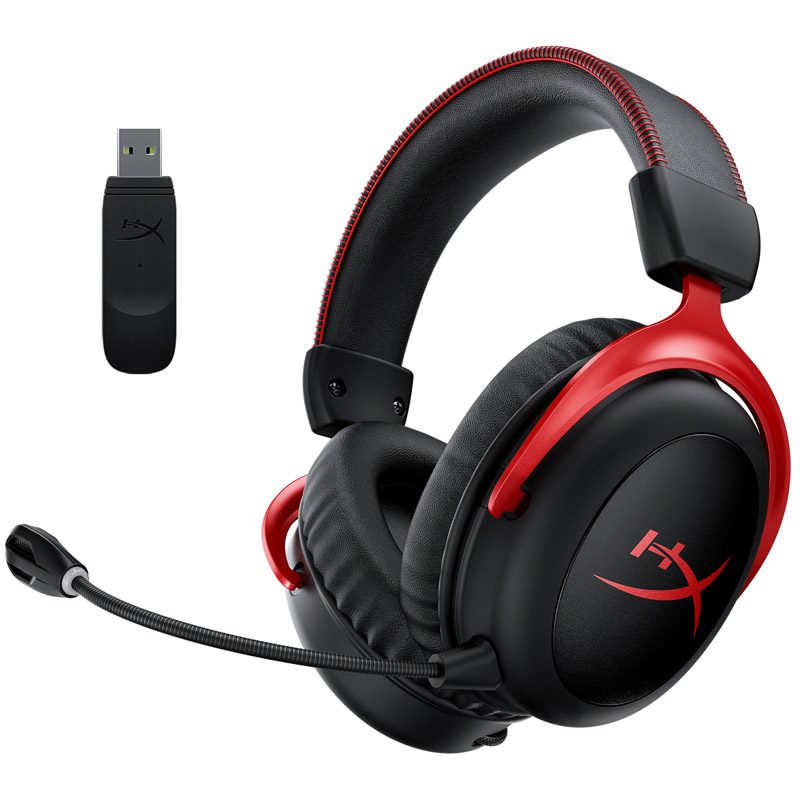 hp hyperx cloud ii wireless gaming headset nero rosso